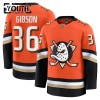 Anaheim Ducks Hockeydrakt Fanatics Premium John Gibson 2024-25 Oransje Hjemme - Barn